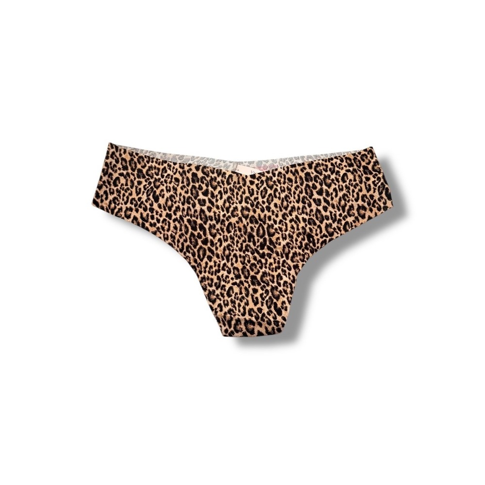 Victoria's Secret NWT Seamless Thong Panty Women's XXL Leopard‎ Print